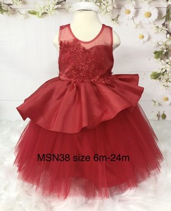 Gros bébé filles robe robe de princesse florale - Product Image 6