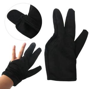 Guantes negros de tres dedos Herramientas de estilismo para el cabello de peluquero de salón resistentes al calor - Product Image 3