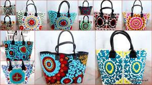 Venta al por mayor indio de algodón de moda bolso lades y las niñas y bolso de mano de hombro - Product Image 6