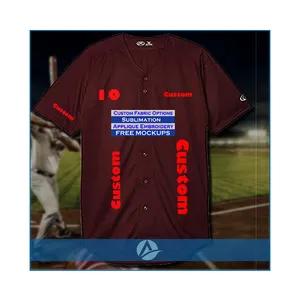 사용자 정의 수 놓은 오클랜드 육상 승화 빈 다채로운 야구 유니폼 통기성 패브릭 사용자 정의 로고 야구 유니폼