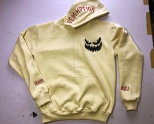 Sudadera con capucha personalizada para hombre, con bordado, algodón prémium, logotipo personalizado, tela pesada - Product Image 4