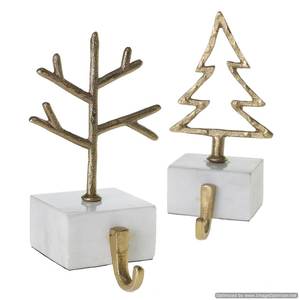 Accesorio de decoración de Navidad de gran venta, soporte de calcetín de Metal de la mejor calidad, diseño antiguo, soporte de calcetín decorativo para el hogar - Product Image 1