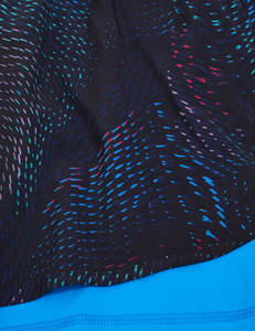 Pantalones cortos de correr tejidos en capas con estampado personalizado de cintura alta para mujer Nuevo estilo de fitness transpirable-Precio al por mayor - Product Image 6