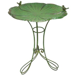 <b>Garden</b> Decor Cast Iron Plant Hanger Green Bird Bath And Bird Feeder With <b>Hook</b> Wall Bracket <b>Garden</b> Bird Bath Bowl at best price - Product Image 1