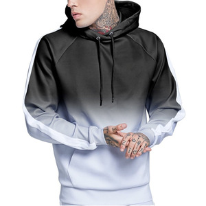 Logotipo personalizado Servicio OEM Precio bajo Impresión descolorida Diseño personalizado MOQ bajo sudaderas con capucha para hombres 2025. - Product Image 3