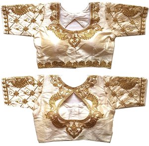 Le plus beau et le plus prêt à porter des femmes indiennes Designer Blouses Party Wear Wedding Designer Dernières 2021 Ladies Wear Blouse - Product Image 5