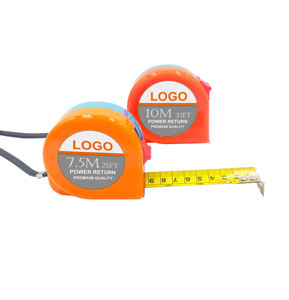 Taiwan Made OEM Brand Custom Logo High Quality Double-Sided Blade Printed Self Retractable <b>3M</b> <b>Measuring</b> <b>Tape</b> Auto Lock Two-Color - Product Image 2