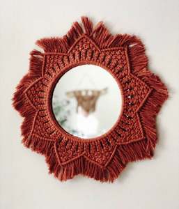 กระจกมาคราเม่ งานฝีมือสุดคลาสสิก สง่างามเหนือกาลเวลา - Product Image 1