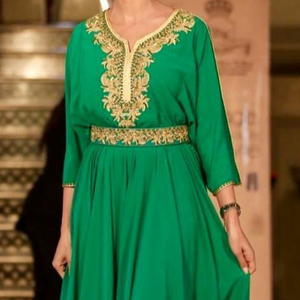 -BEAUTIFUL--CAFTAN-Robe ---... ZARI --- Embelli travail-POUR-FÊTE-USURE et De Mariage-2021 --- - Product Image 1