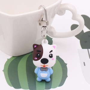 <span class=keywords><strong>Porte</strong></span>-clés en plastique souple PVC de conception nouvelle, <span class=keywords><strong>porte</strong></span>-clés de dessin animé, <span class=keywords><strong>porte</strong></span>-clés pour femmes, couple, sac, voiture, accessoires de <span class=keywords><strong>porte</strong></span>-clés, cadeau - Product Image 2
