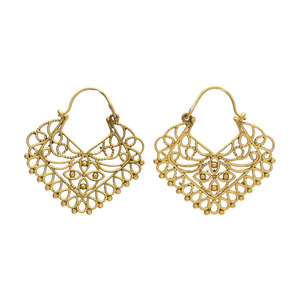 Boucles d'oreille pour hommes, bijoux en laiton, tendance - Product Image 1