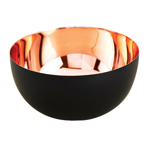 Accessoires de cuisine, vaisselle couleur or rose, bol en cuivre, forme ronde, haute qualité, design royal, bol de service pour aliments - Product Image 3