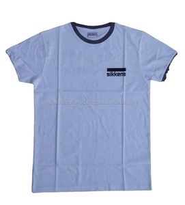 T-shirt décontracté en jersey simple 100 coton de haute qualité pas cher prix col rond manches courtes avec motif de caractère article promotionnel - Product Image 1