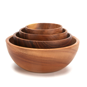 ชามสลัดไม้มะม่วงเป็นมิตรกับสิ่งแวดล้อมสำหรับใช้ในบ้านและร้านอาหารชามผลไม้สไตล์วินเทจของขวัญทำจากไม้ธรรมชาติ - Product Image 5