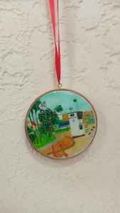 Pièce de centre de TABLE en laiton, chariot bulbe en laiton, vitrine décorative, pour la maison et TABLE - Product Image 3