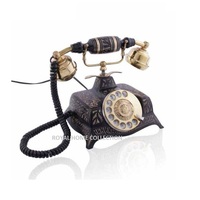Reproduction antique maison décorative vieux téléphone laiton Antique vieux téléphone vieux téléphone à bas prix