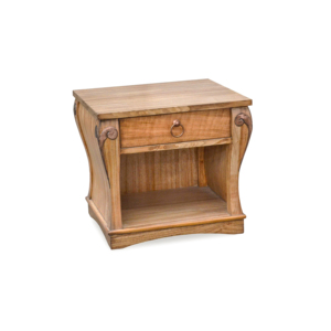 โต๊ะข้างเตียงไม้เนื้อแข็ง ดีไซน์ทันสมัย สีธรรมชาติ สำหรับห้องนอน บ้าน โรงแรม - Product Image 1