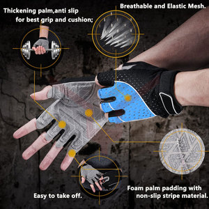 2022 New Arrival YING ENTERPRISES YE-3501 Unisex Weightlifting Gloves Genuine Leather Top Sale - Product Image 4