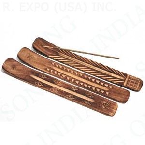 SHEERI HANDICRAFTS Porte-encens en bois sur mesure, fabriqué en Inde, écologique, artisanal, pour bâtonnets d'encens, modèle - Product Image 6