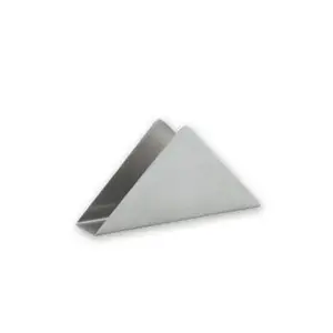 Stainless Steel Triangle Custom Metal Napkin Papers Holder For Wedding table Decor