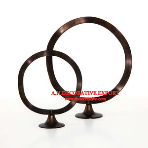 Base de mesa de escultura de aluminio moderna para decoración de hogar y oficina Diseño único Artesanía de metal para hotel y espacio vital - Product Image 3