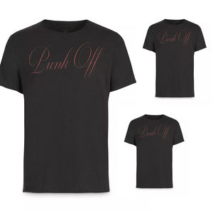 Camisetas personalizadas de diseño exclusivo 2026, serigrafiadas, de tejido tri-blend, color negro, para niños/hombres, según los requisitos y demanda del cliente. - Product Image 3