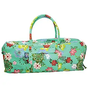 100% Cotton Floral Printed Yoga Mat Bag Kit For Carry Mat & Gym Accessories OEM, High Quality Private label India