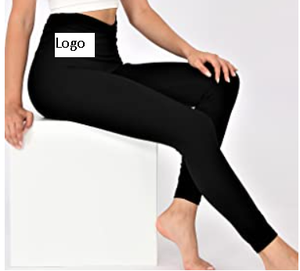 Women's Cross Waist Yoga Leggings With Inner Pocket Sports Gym Workout Running Pants Cross Waist Yoga Leggings - Product Image 5