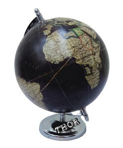 Nautical Table Globe Office Table/Globes World Map Globe/ Silver <b>Polished</b> Steel Base Table Globe Home Decor - Product Image 1