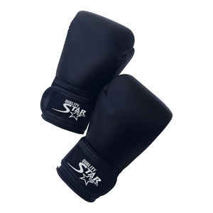 Guantes de boxeo profesionales para hombre, ropa de entrenamiento de cuero PU, con etiqueta personalizada impresa, guantes de lucha de boxeo - Product Image 1
