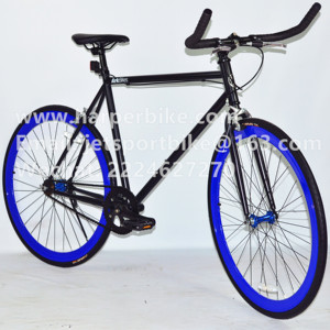 700C à pignon fixe pour vélo, vélo de piste à pignon fixe avec klaxon - Product Image 3