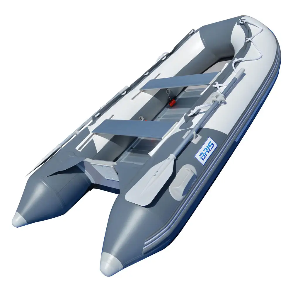 ポータブル救命いかだアルミニウム床9.8フィートインフレータブルボートディンギー4人用ポンツーンボートテンダーフィッシングいかだ