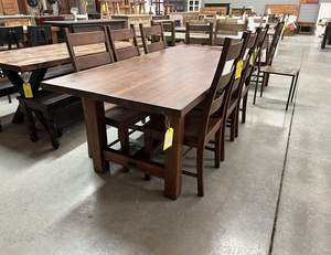 ชุดเก้าอี้โต๊ะรับประทานอาหารแกะสลักจากเวียดนามทำด้วยมือทำจากไม้โอ๊คไม้โอ๊คที่ทนทานและได้รับแรงบันดาลใจจากวัฒนธรรมเวียดนาม - Product Image 1