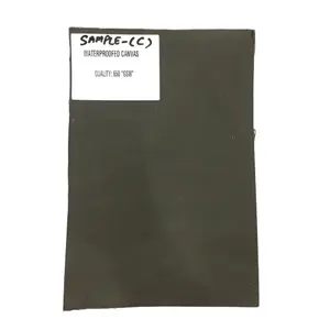 Fabric Heavy Canvas 24oz Polyester+Cotton Fabric Plain Heavy Canvas Grey/Natural White/Olive Green/Black/Khaki Canvas Rolls