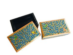 Новейшая дизайнерская бумажная коробка для безделушку ручной работы, экспортер бумажная коробка для маше из Кашмира, Индия - Product Image 2