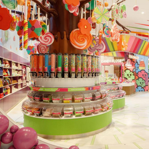 Atractivo Kiosco de Exhibición de Dulces para Centro Comercial, Mostrador de Exhibición de Chocolates en Venta - Product Image 1
