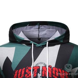 เสื้อฮู้ดดี้พิมพ์ลายซิลค์สกรีน โลโก้สั่งทำได้ เสื้อพูลโอเวอร์ผู้ชาย ผ้าฟลีซถัก 3 มิติ โพลีเอสเตอร์ 360 กรัม แบบเรียบ - Product Image 5