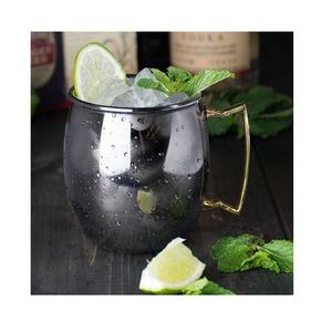 Mug à café en cuivre martelé avec poignée en laiton, qualité supérieure, couleur argent, mug à boire pour la cuisine - Product Image 2