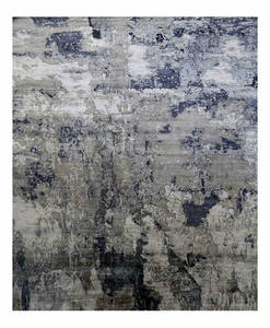 พรมขนสัตว์ทำมือปรับแต่งได้ทำด้วยมือพรมปูพื้นที่ทำจากโรงงานดีไซน์ร่วมสมัย - Product Image 4