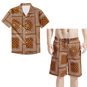 Conjunto de dos piezas formado por un pantalón corto y un logotipo personalizado, para hombre, verano, 2 piezas - Product Image 4