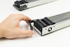 Inox-par de rodillos de ruedas para electrodomésticos, equipo para Congelador y calentador de almacenamiento - Product Image 2