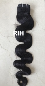 Mèches brésiliennes naturelles Remy, cheveux humains, vierges, simples, avec fermeture de 18 pouces, 5x5, cuticules non traités, alignées - Product Image 6