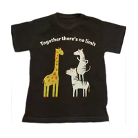 Camiseta para Niños, Nuevo Diseño, Cuello Redondo, Tejido Suave, 100% Algodón, Estampado de Unicornio, Logotipo Personalizado, Ecológica, Transpirable, para Niñas