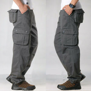 Men's Tactical Cargo <b>Work</b> Trousers Outdoor Pocket Pants Plus Size Latest Designs and Custom Pockets Design Trousers - Product Image 2