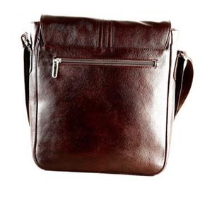 Sac à bandoulière en cuir PU pour hommes, pochette avant avec fermeture éclair, vente en gros - Product Image 1