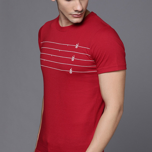 เสื้อยืดแขนสั้นสำหรับผู้ชาย, เสื้อยืดแขนสั้นกีฬาว่างเปล่าระบายอากาศได้ลำลองไซส์ใหญ่พิเศษออกแบบได้ตามต้องการ - Product Image 2