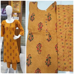 ชุดเดรสผ้าเรยอนสำหรับผู้หญิงผ้าคอตตอนพาลาซโซชุดใส่ประจำวัน - Product Image 5