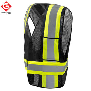 Vente en gros de gilet réfléchissant de sécurité routière haute visibilité gilet réfléchissant jaune fluorescent Offre Spéciale gilet de travail extérieur haute visibilité - Product Image 2