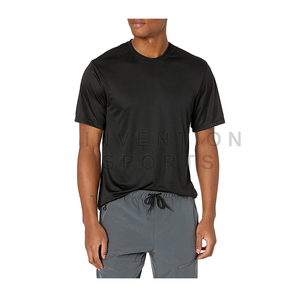 เสื้อรัดรูปผ้าฝ้าย/โพลีเอสเตอร์สำหรับผู้ชาย,เสื้อฟิตเนสปักลายกีฬา - Product Image 1