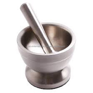 Stainless Steel <b>Mortar</b> & Pestle - Product Image 5